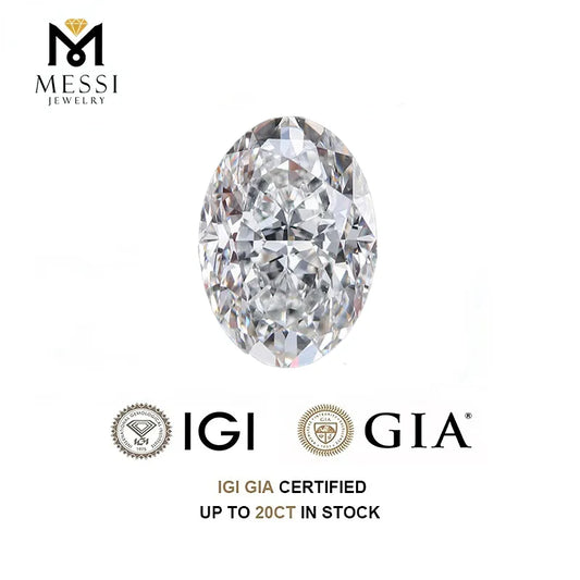 Buy Certified Lab Grown Diamonds Online- IGI GIA Oval Shape Diamonds , CVD HPHT 1ct 2ct 3ct 5ct Loose